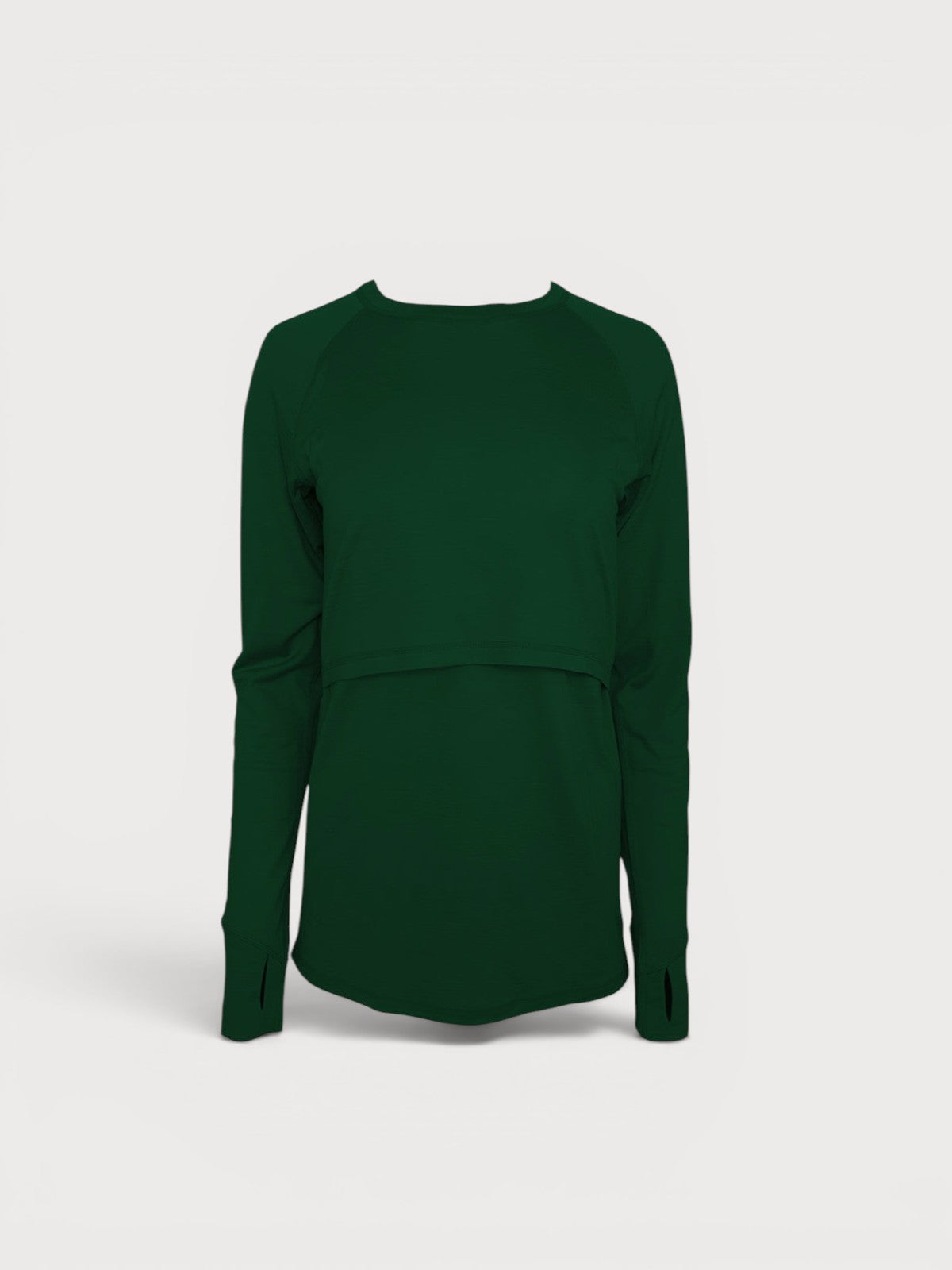 Merino Wool Nursing Long Sleeve Top