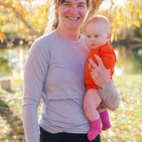 Merino Wool Nursing Long Sleeve Top