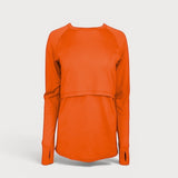 Merino Wool Nursing Long Sleeve Top
