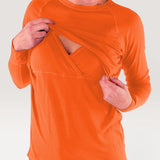 Merino Wool Nursing Long Sleeve Top