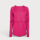 Merino Wool Nursing Long Sleeve Top