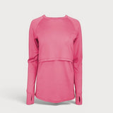 Merino Wool Nursing Long Sleeve Top