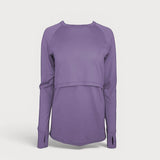 Merino Wool Nursing Long Sleeve Top