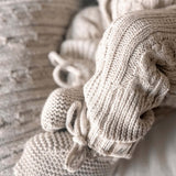 Luna + Luca Organic Booties - Natural | Milk & Baby