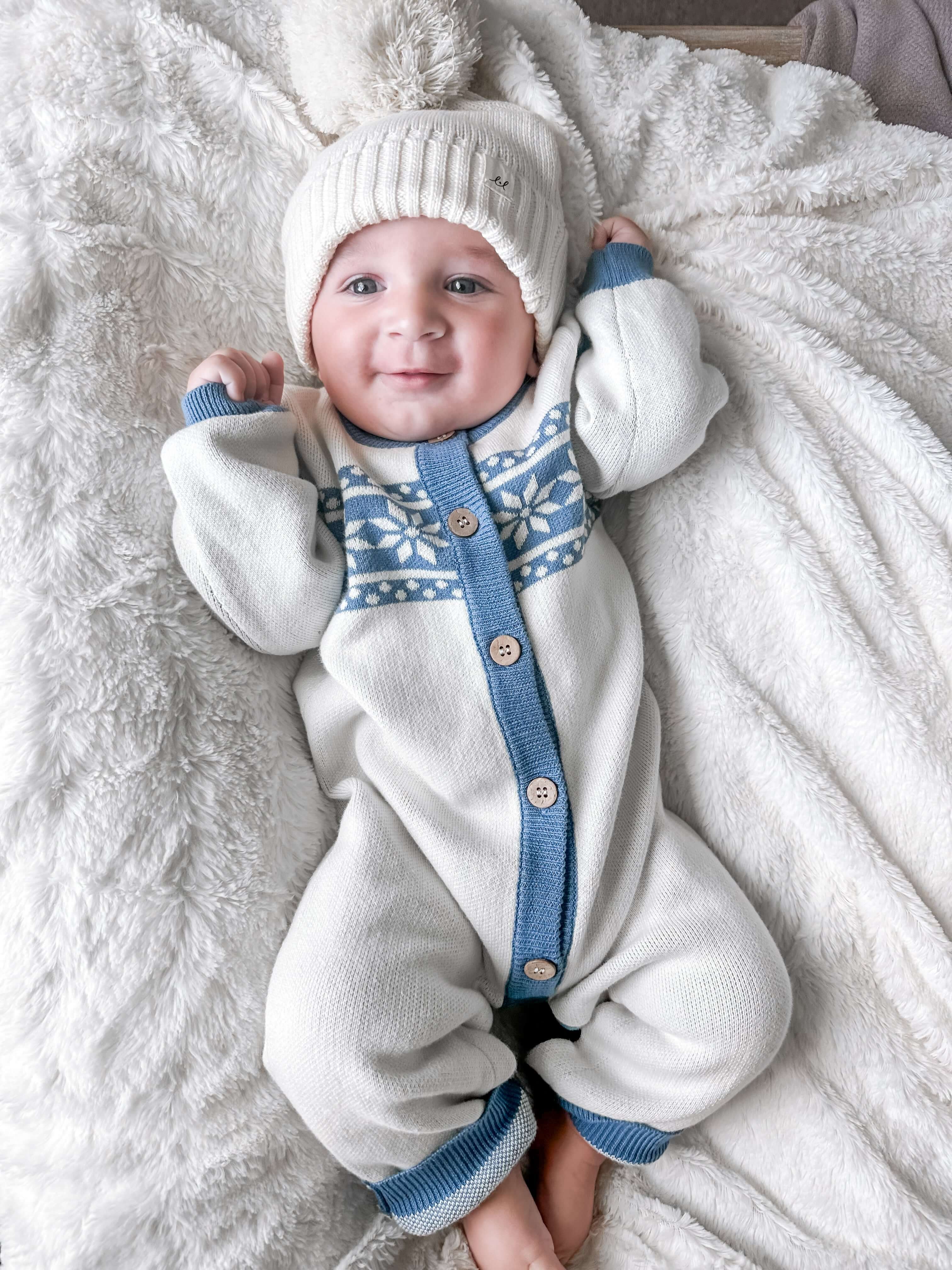 Fair Isle Jumpsuit | Milk & Baby