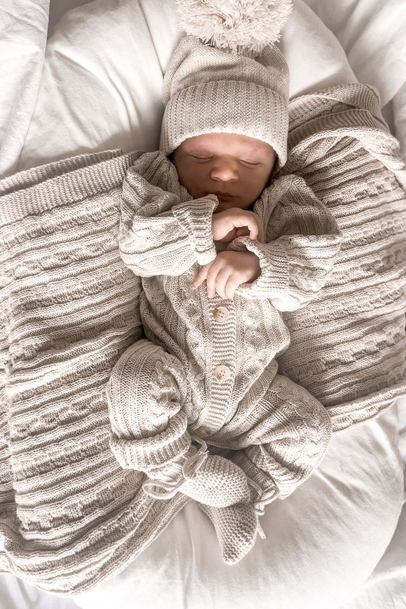 Luna + Luca Organic Booties - Natural | Milk & Baby
