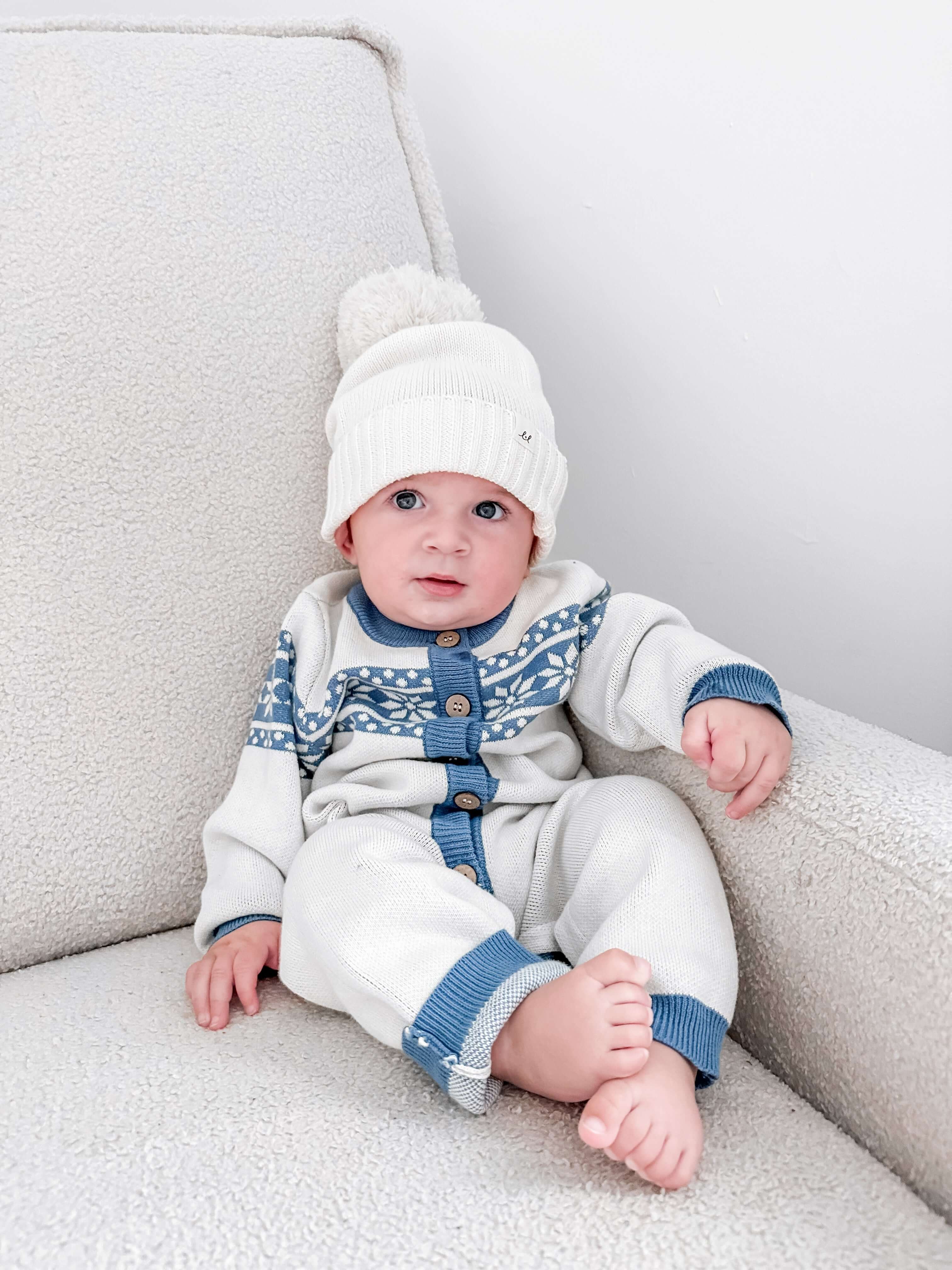 Fair Isle Jumpsuit | Milk & Baby