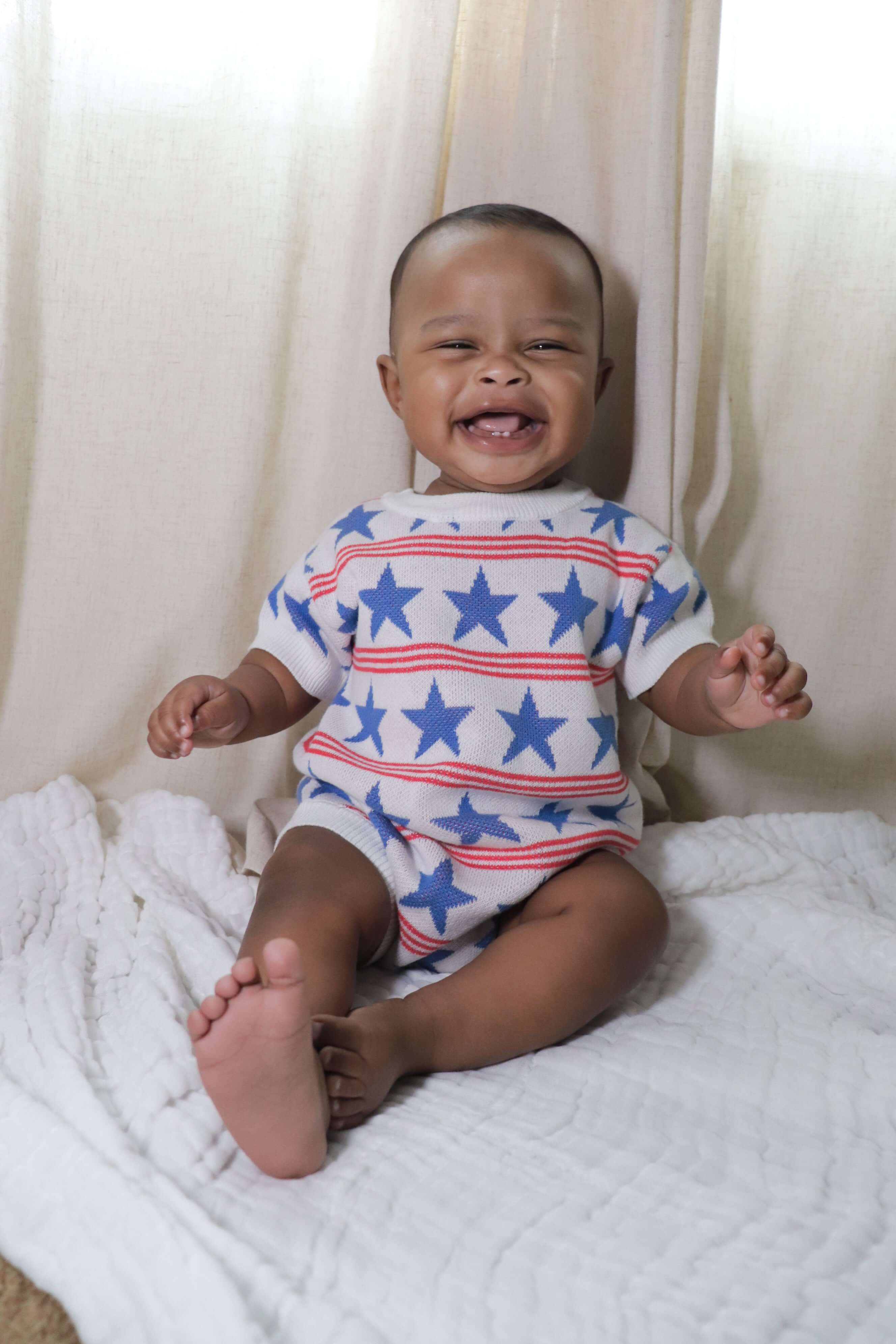 Stars and Stripes Romper | Milk & Baby