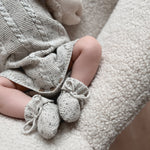 Luna + Luca Organic Booties - Black Speckle | Milk & Baby