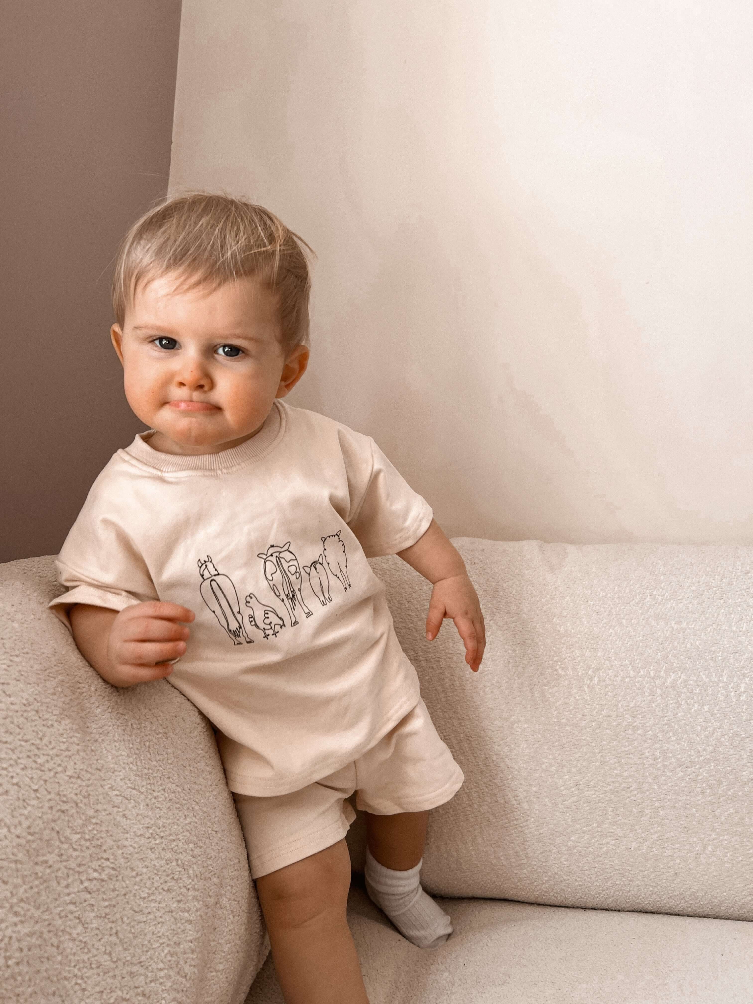 Down on the Farm Short Set | Milk & Baby