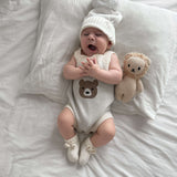 Little Bear Baby Booties | Cream