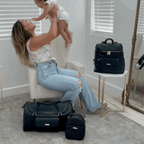 Monaco Travel Bag | Ebony Black Milk & Baby