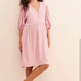 Emilia George Seline Dress in Berry Pink