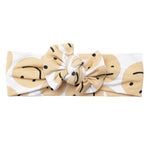 Happy Face Knot Bow | Milk & Baby