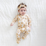 Happy Face Knot Bow | Milk & Baby