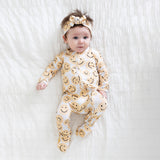 Happy Face Knot Bow | Milk & Baby