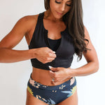 Crop Zip Up Breastfeeding Swimsuit Top | Milk & Baby