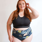 Crop Zip Up Breastfeeding Swimsuit Top | Milk & Baby