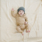 Dark Grey Mebie Baby Beanie | Milk & Baby