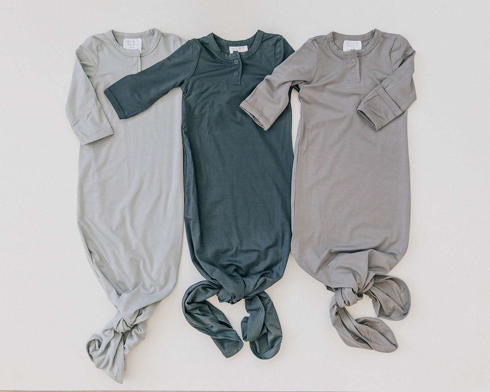 Stone Bamboo Knot Gown | Milk & Baby