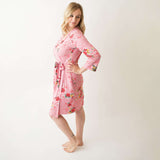 Cherry Blossom Rose Robe | Milk & Baby