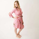 Cherry Blossom Rose Robe | Milk & Baby