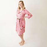 Cherry Blossom Rose Robe | Milk & Baby