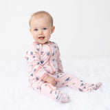 Tiny Blooms Footie | Milk & Baby