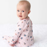 Tiny Blooms Footie | Milk & Baby