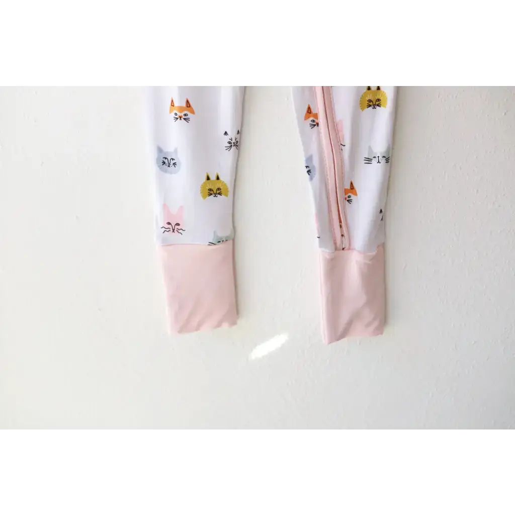Kitty Cat Bamboo Baby Sleeper | Milk & Baby