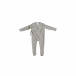 Knit Footie with White Space