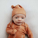 Christmas Pine Tree Knotted Gown | Milk & Baby