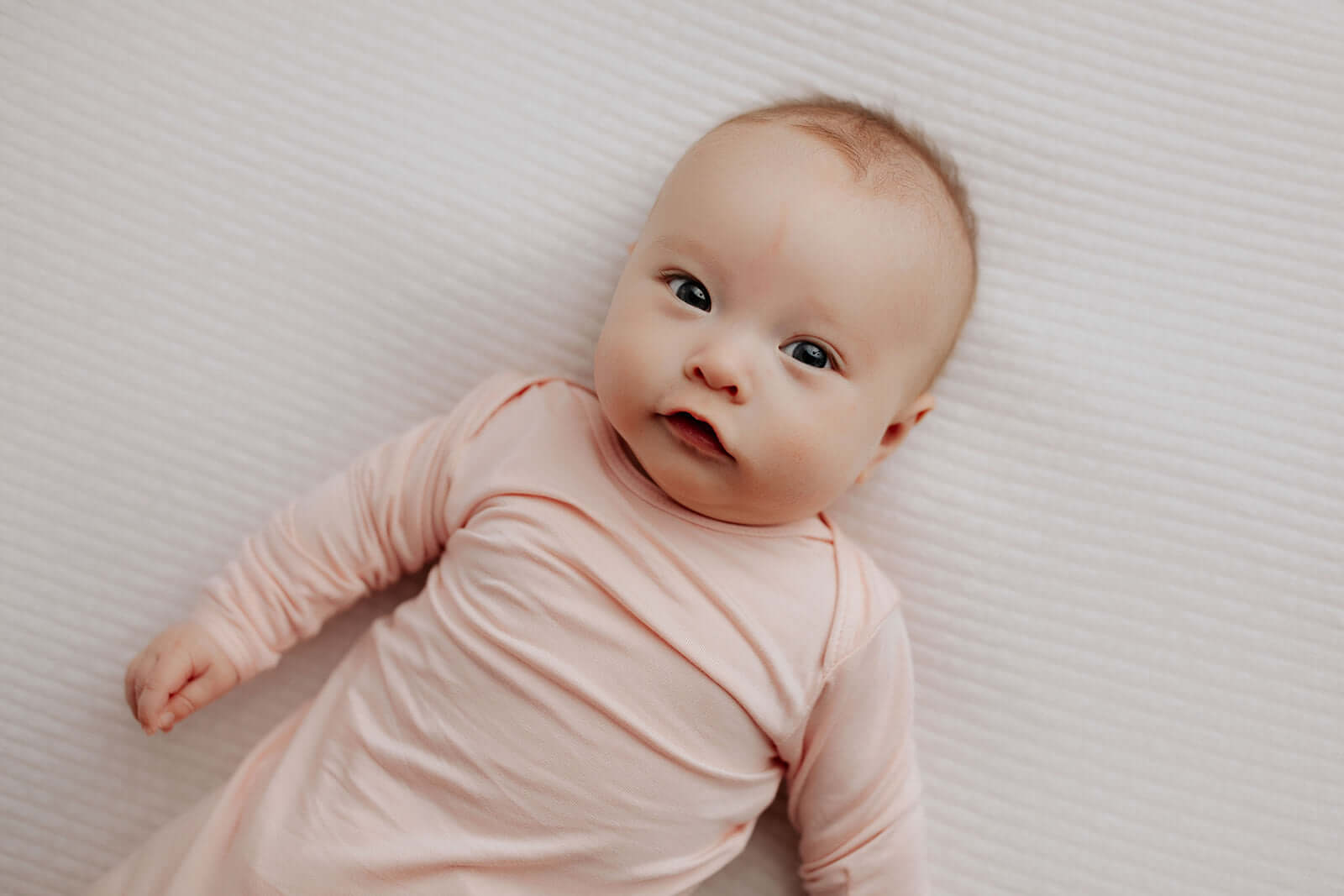 Heavenly Pink Knotted Baby Gown | Milk & Baby