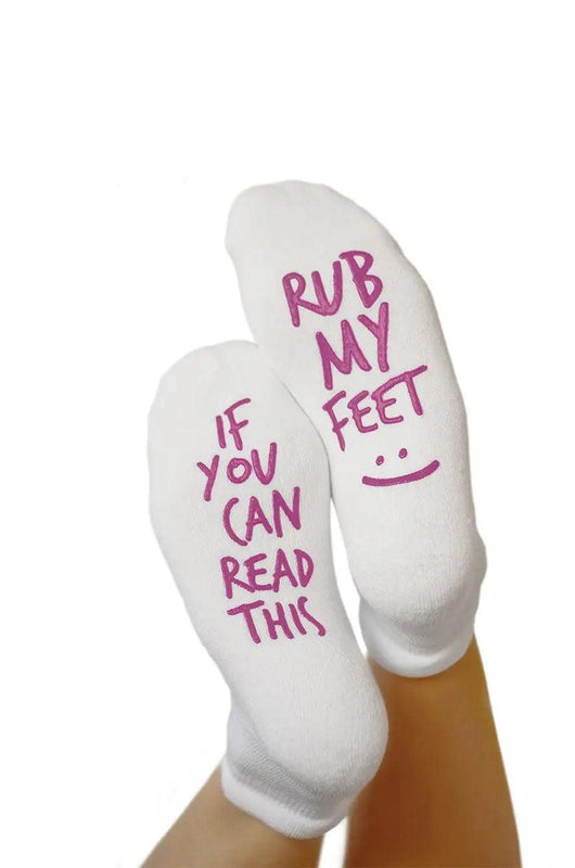 Labor and Delivery Inspirational Fun Push Socks - Milk & Baby 