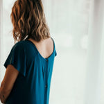 Blue Labor & Delivery Gown | Milk & Baby