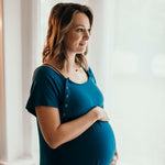 Blue Labor & Delivery Gown | Milk & Baby