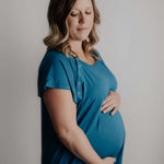 Blue Labor & Delivery Gown | Milk & Baby