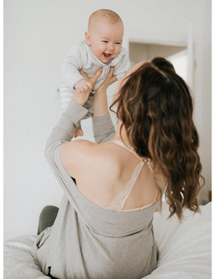 Lace Nursing Bralette in Nude - Milk & Baby 