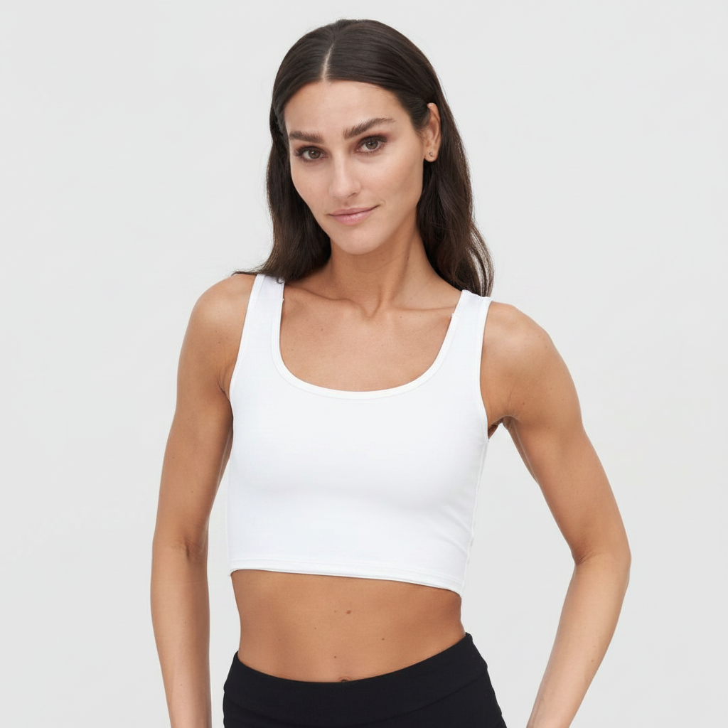 Larken X White Nursing Bra