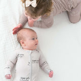Love Always Zipper Romper | Milk & Baby