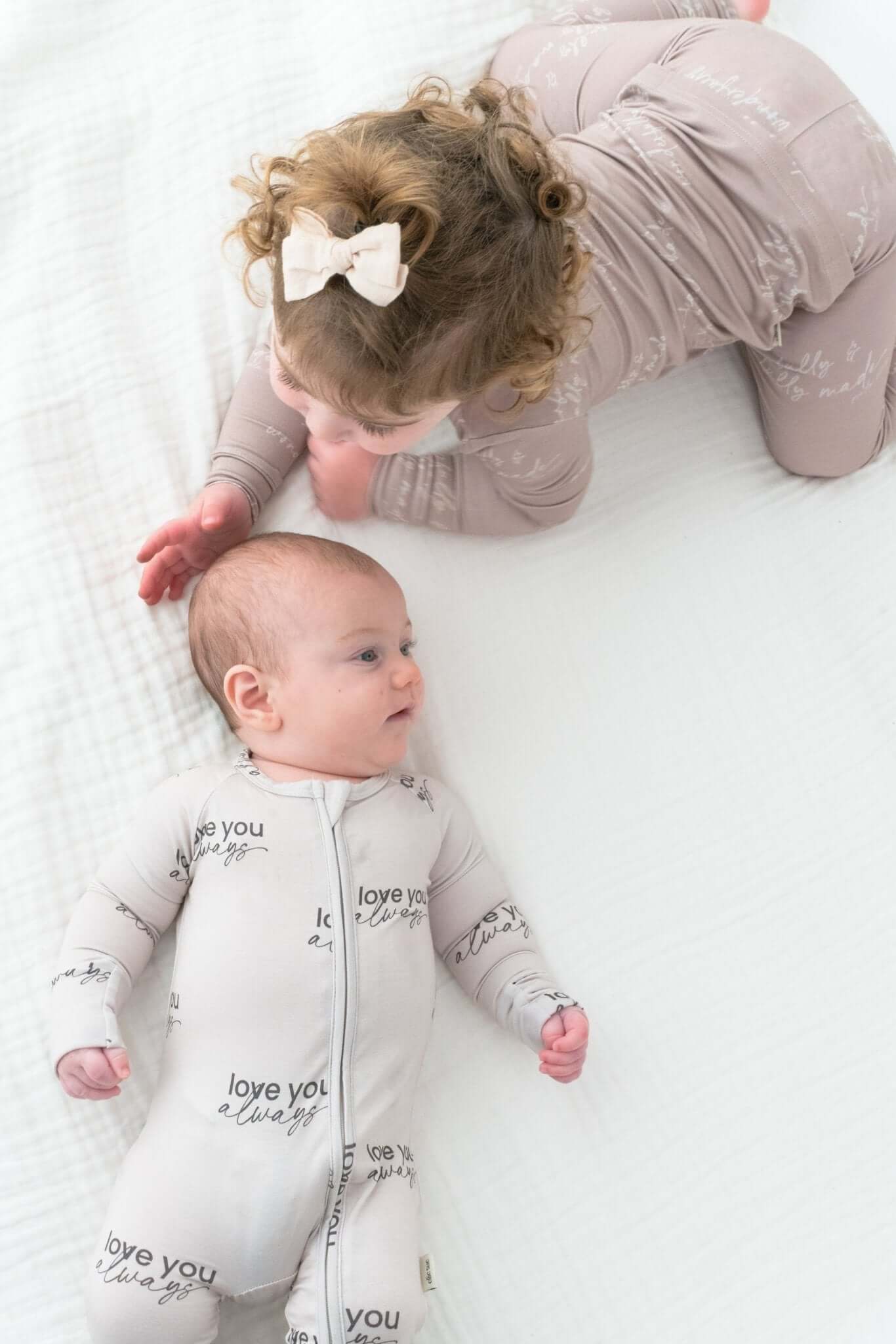 Love Always Zipper Romper | Milk & Baby