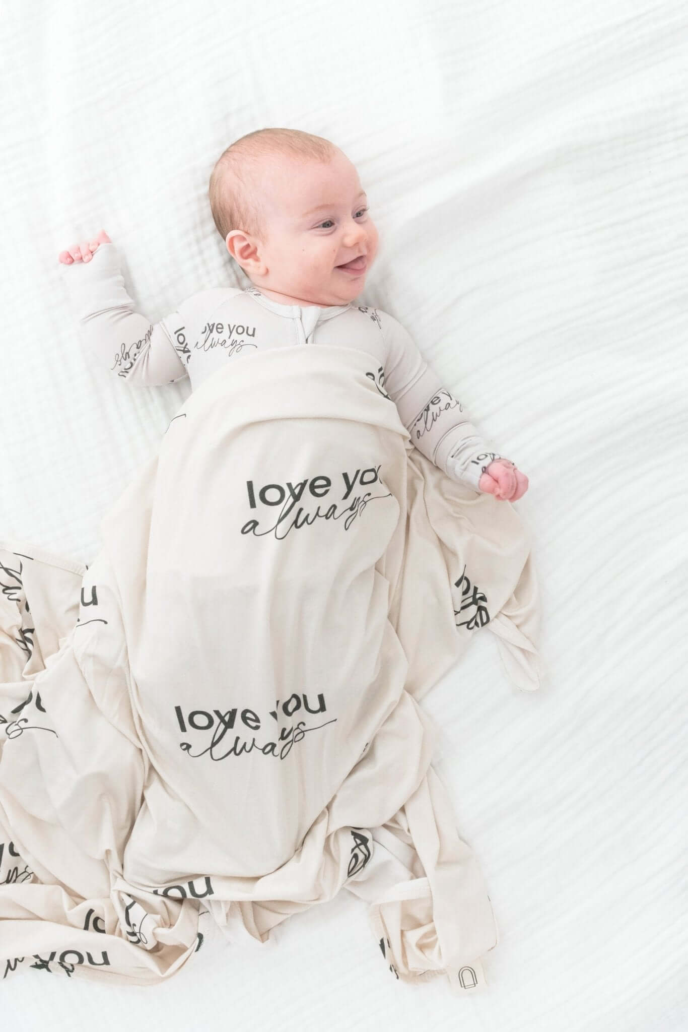 Love Always Zipper Romper | Milk & Baby