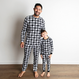 Buffalo Plaid Crew Neck Bamboo Christmas Pajamas