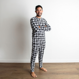 Buffalo Plaid Crew Neck Bamboo Christmas Pajamas