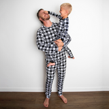 Buffalo Plaid Crew Neck Bamboo Christmas Pajamas