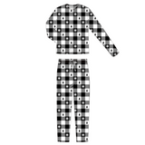 Buffalo Plaid Crew Neck Bamboo Christmas Pajamas