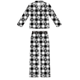 Buffalo Plaid Button-up Luxe Bamboo Christmas Pajamas