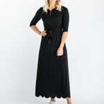 Lydia Button Front Maxi Dress | Milk & Baby