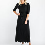 Lydia Button Front Maxi Dress | Milk & Baby