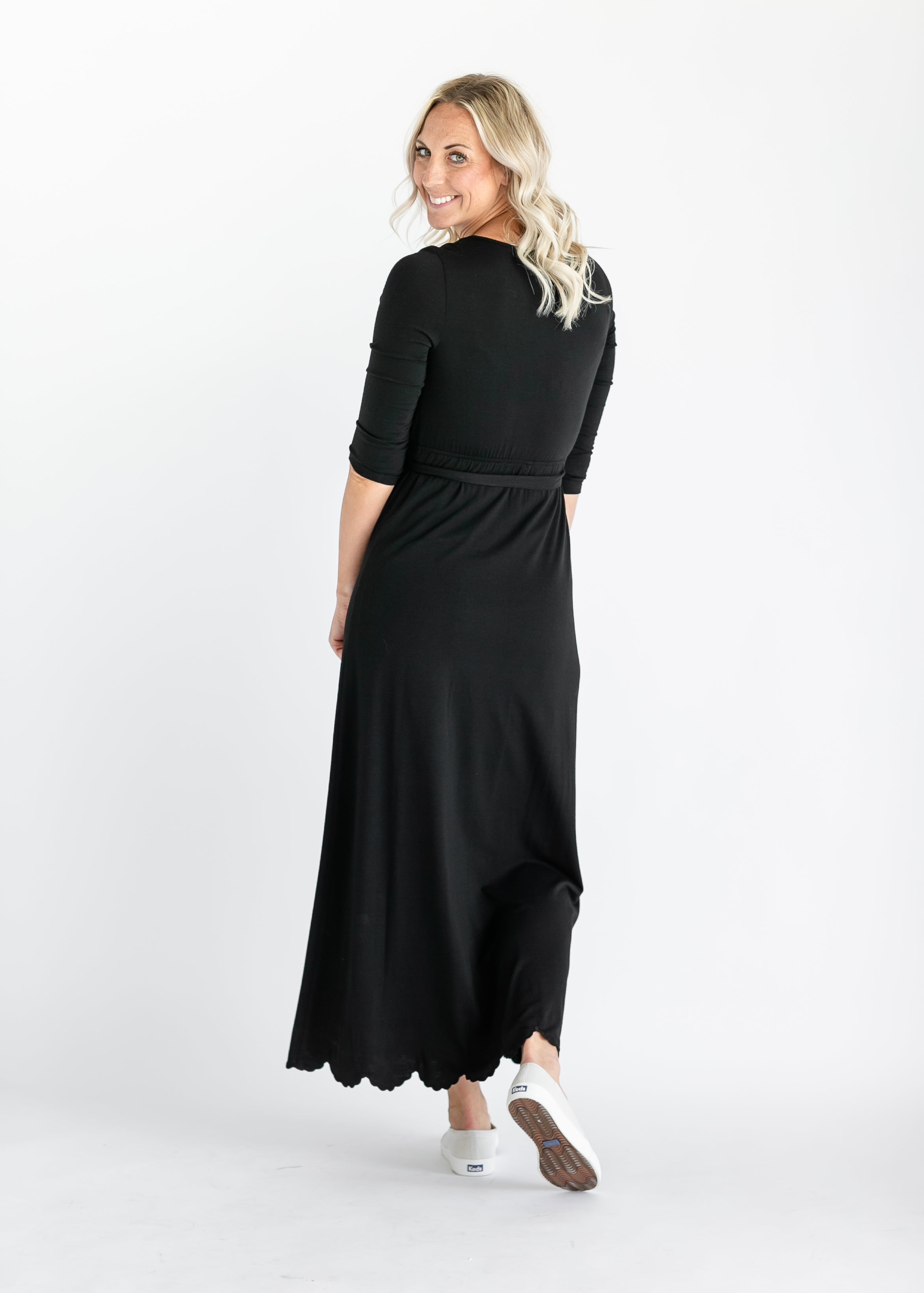Lydia Button Front Maxi Dress | Milk & Baby